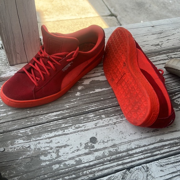 Puma red and orange unusual men size 9 - Picture 2 of 2